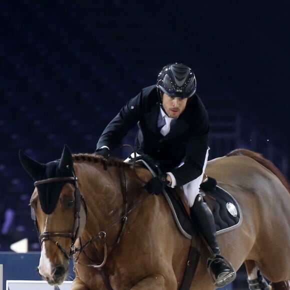 Guillaume Canet lors de la première journée du Longines Masters de Paris 2016 au parc des expositions de Villepinte le 1er décembre 2016. © Dominique Jacovides-Cyril Moreau/Bestimage