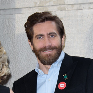 Jake Gyllenhaal lors de la réouverture de l'Hudson Theater à New York le 8 février 2017