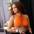 Rihanna, habillée d'une brassière et d'une jupe Haute Couture Giorgio Armani Privé - 59e édition des Grammy Awards au Microsoft Theater à Los Angeles, le 12 février 2017 © Chris Delmas/Bestimage