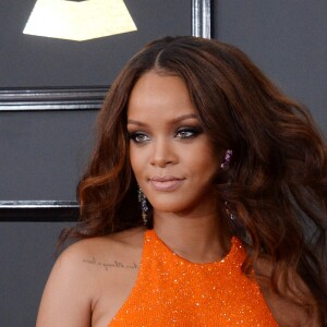 Rihanna à la 59ème soirée annuelle des Grammy Awards au Staples Center de Los Angeles, le 12 février 2017.