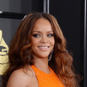 Rihanna à la 59ème soirée annuelle des Grammy Awards au Staples Center de Los Angeles, le 12 février 2017.