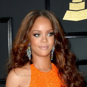Rihanna à la 59ème soirée annuelle des Grammy Awards au Staples Center de Los Angeles, le 12 février 2017.
