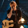 Ed Sheeran sur la scène des Grammy Awards au Staples Center à Los Angeles le 12 février 2017
