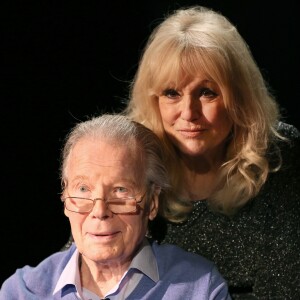 Exclusif - Mylène Demongeot et Jean Piat - Répétitions de la pièce de théâtre "Love Letters" à la Comédie des Champs-Elysées à Paris. Le 12 janvier 2017 © Daniel Angeli / Bestimage