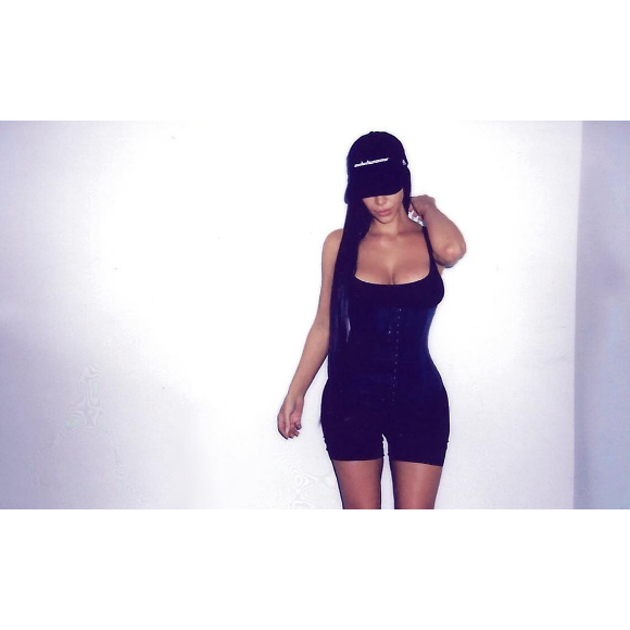 Kim Kardashian a publié une photo d'elle sur sa page Instagram, le 14 février 2017
