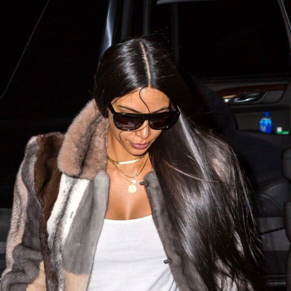 Kim Kardashian dans les rues de New York. Kim se prépare à assister au défilé de mode de son mari K. West. Le 13 février 2017