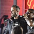 Le rappeur Nas et le styliste Philipp Plein - Défilé de mode Philipp Plein collection prêt-à-porter Automne Hiver 2017-2018 lors de la fashion week à New York, le 13 février 2017.