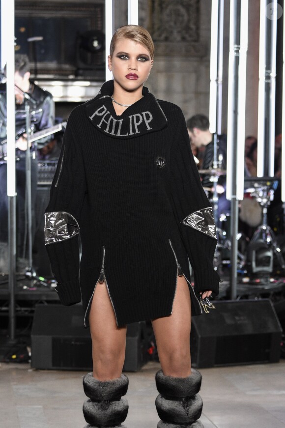 Sofia Richie - Défilé de mode Philipp Plein collection prêt-à-porter Automne Hiver 2017-2018 lors de la fashion week à New York, le 13 février 2017.
