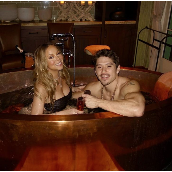 Mariah Carey et son chéri Bryan Tanaka lors de la St Valentin 2017