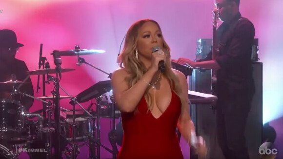 Mariah Carey interprète son nouveau titre I Don't sur le plateau de Jimmy Kimmel. Vidéo publiée sur Youtube le 15 février 2017