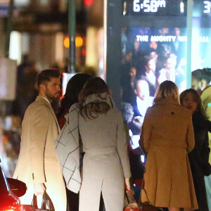 Exclusif - Iris Mittenaere (Miss Univers) et son compagnon Matthieu rentrent chez eux après le défilé Sherri Hill lors de la fashion week à New York, le 13 février 2017.