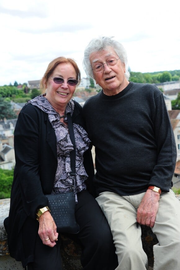 Maurice Vander et sa femme lors du salon du livre de Montmorillon, le 11 juin 2011.