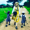 Madonna a adopté deux nouvelles jumelles au Malawi - Photo publiée sur Instagram en février 2017