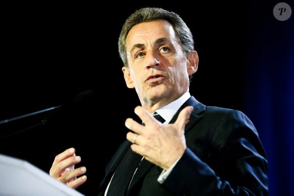 Nicolas Sarkozy en meeting à Saint-Maur-des-Fossés le 14 novembre 2016.