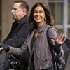 Teri Hatcher arrivant à l'aéroport de Vancouver le 13 février 2017