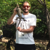 Karim Benzema lors de ses vacances en Martinique avec des amis. Décembre 2016.