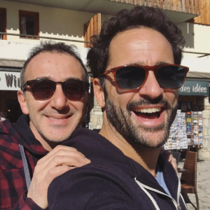 Elie Semoun et Florent Peyre au festival Rirozor - Photo publiée sur Instagram le 22 février 2017