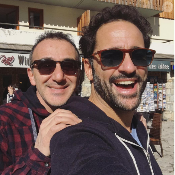 Elie Semoun et Florent Peyre au festival Rirozor - Photo publiée sur Instagram le 22 février 2017