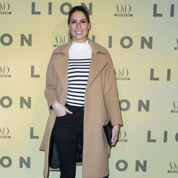 Laury Thilleman (Miss France 2011) lors de l'avant-première du film "Lion" au cinéma Gaumont Opéra à Paris, France, le 10 février 2017. © Olivier Borde/Bestimage