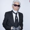 Karl Lagerfeld - Dîner "Sauver la vie" pour la fondation Descartes au Pavillon Ledoyen à Paris le 30 novembre 2016. © Olivier Borde/Bestimage