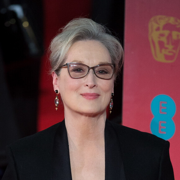 Meryl Streep - Arrivée des people à la cérémonie des British Academy Film Awards (BAFTA) au Royal Albert Hall à Londres, le 12 février 2017.