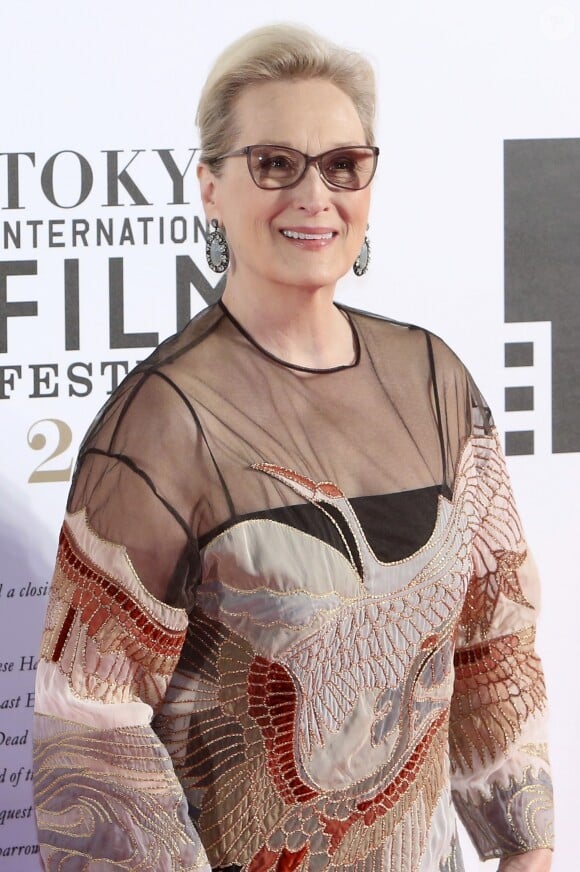 Meryl Streep au photocall de la cérémonie d'ouverture du festival du film de Tokyo le 25 octobre 2016. © Future-Image via ZUMA Press / Bestimage