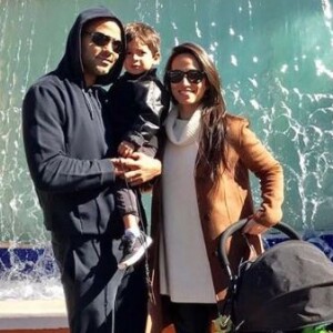 Tony Parker partage sa première photo en famille sur Instagram le 23 février 2017.