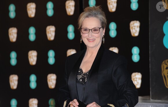Meryl Streep à la cérémonie des British Academy Film Awards (BAFTA) au Royal Albert Hall à Londres, le 12 février 2017. © Ferdaus Shamim/Zuma Press/Bestimage