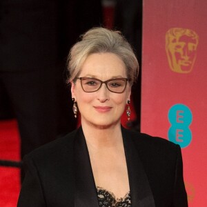 Meryl Streep à la cérémonie des British Academy Film Awards (BAFTA) au Royal Albert Hall à Londres, le 12 février 2017.