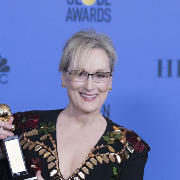 Meryl Streep lors de la 74ème cérémonie annuelle des Golden Globe Awards à Beverly Hills, Los Angeles, Californie, Etats-Unis, le 8 janvier 2017. © Olivier Borde/Bestimage