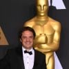 Sylvain Bellemare (Oscar du meilleur montage de son pour le film "Premier contact") - Pressroom de la 89ème cérémonie des Oscars au Hollywood & Highland Center à Hollywood, le 26 février 2017.