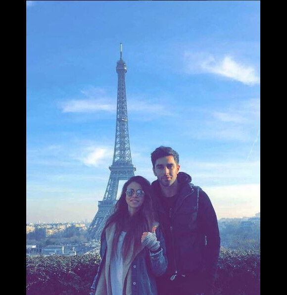 Jessy des "Marseillais" et Valentin Léonard à Paris, Instagram 2017