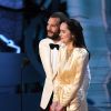 Jamie Dornan et Dakota Johnson remettants aux Oscars 2017