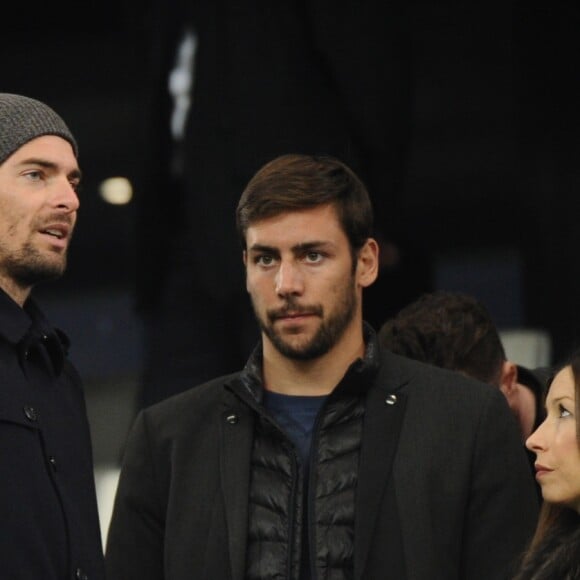 Camille Lacourt au stade vélodrome à Marseille le 26 février 2017 lors du match de football entre l'Olympique de Marseille et le Paris-Saint-Germain.