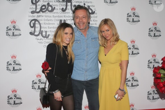 Capucine Anav, Jean-Michel Maire, Enora Malagré lors du 5ème gala de l'association "Les rois du monde" au profit des enfants défavorisés, orphelins et hospitalisés à la salle Wagram à Paris, France, le 27 février 2017. © CVS/Bestimage