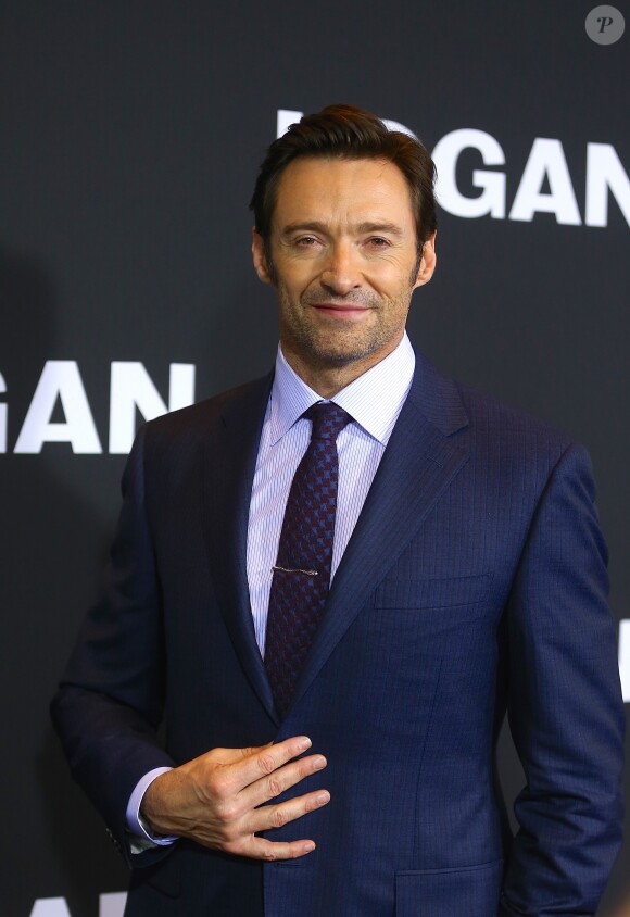 Hugh Jackman à la première de 'Logan' au théâtre Rose au Lincoln Center à New York, le 24 février 2017