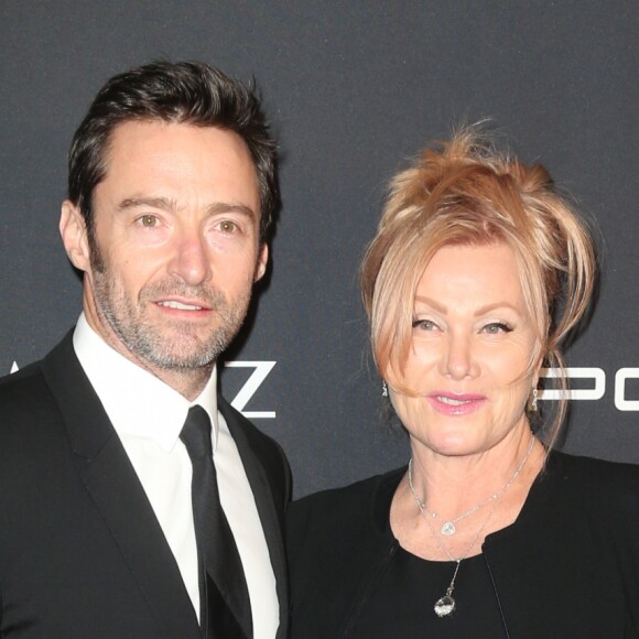 Hugh Jackman et sa femme Deborah lee Furness lors du Gala 2016 "Angel Ball hosted by Gabrielle's Angel Foundation for Cancer Research", qui honore, entre autres, Robert Kardashian, à New York, le 21 novembre 2016.