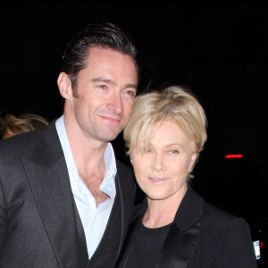 Hugh Jackman et sa femme Deborah Lee Furness à la soirée pour le lancement du DVD "Valentino : The Last Emperor" à New York le 3 novembre 2009