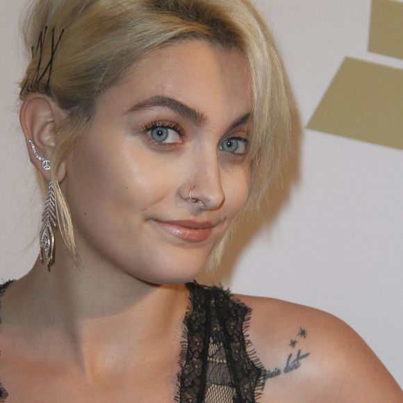 Paris Jackson au gala Pre-Grammy à l'hôtel The Beverly Hilton à Beverly Hills, le 11 février 2017