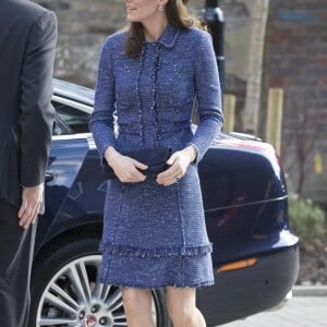 Kate Middleton, duchesse de Cambridge, inauguré la Maison de parents Ronald McDonald de l'hôpital pour enfants Evelina à Londres le 28 février 2017.