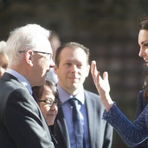 Kate Middleton, duchesse de Cambridge, inauguré la Maison de parents Ronald McDonald de l'hôpital pour enfants Evelina à Londres le 28 février 2017.