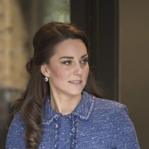 Kate Middleton, duchesse de Cambridge, inauguré la Maison de parents Ronald McDonald de l'hôpital pour enfants Evelina à Londres le 28 février 2017.