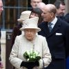 La reine Elisabeth II d'Angleterre et le prince Philip, duc d'Edimbourg assistent à l'inauguration de la nouvelle aile de la Charterhouse à Londres, le 28 février 2017.  The Queen Elizabeth II and accompanied by the Duke of Edinburgh opens a new development at the Charterhouse in London on 28 February, 2017.28/02/2017 - Londres