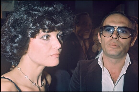 Claudia Cardinale et Pasquale Squitieri à l'Espace Cardin, Paris, 1975.