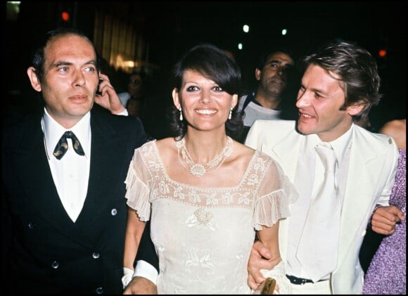 Claudia Cardinale et Pasquale Squitieri à Cannes en 1976.
