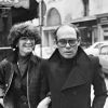 Claudia Cardinale et Pasquale Squitieri à Paris en 1975.