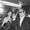 Claudia Cardinale et Pasquale Squitieri à Paris en novembre 1975.