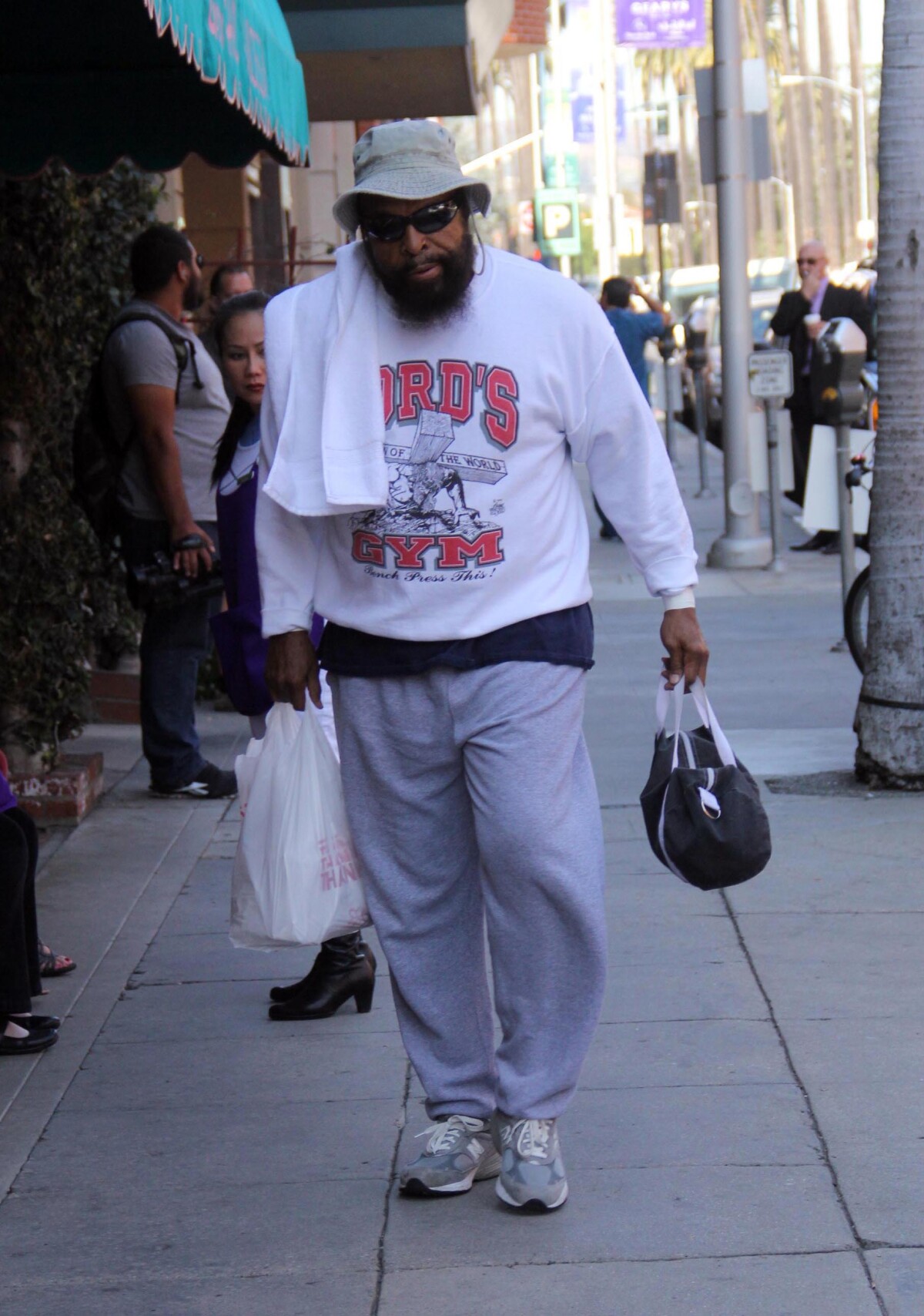 Photo : Mister T, de son vrai nom Laurence Tureaud, est allé déjeuner ...