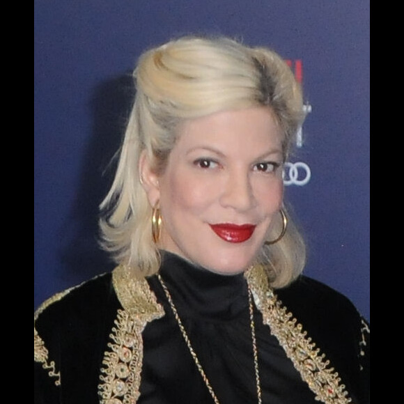 Tori Spelling enceinte à la première de ''Moana'' à Hollywood, le 14 novembre 2016 © Birdie Thompson/AdMedia via Zuma/Bestimage