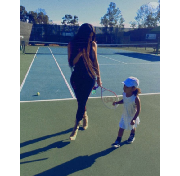 Kim Kardashian a publié une photo d'elle et sa fille North sur sa page Instagram, le 1er mars 2017